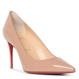 Kate 85 beige patent pumps