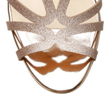 Renee 85 glitter courtisane sandals