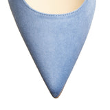 Kate 85 jeans blue suede pumps