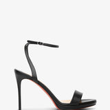 Loubi Queen 100 black sandals