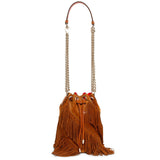 Marie Jane large suede bucket bag