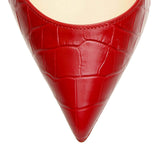 Pigalle Follies 100 red leather pumps