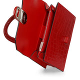 Elisa top handle S leather bag