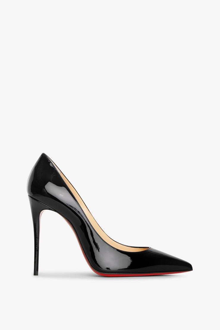 Kate 100 black patent pumps