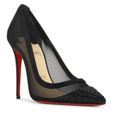 Galativi Strass 100 black suede pumps