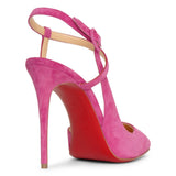 Jenlove 100 pink suede pumps