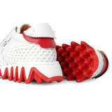 Loubishark donna white sneakers