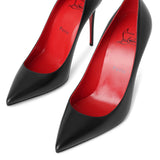 Kate 100 black leather pumps