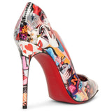 Hot Chick 100 patent pumps