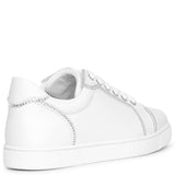 Vieira white strass sneakers