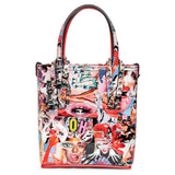 Cabata mini patent tote bag