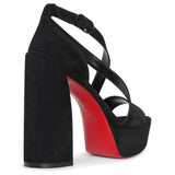 Movida Jane 130 black suede sandals