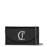 Loubi 54 small black satin strass