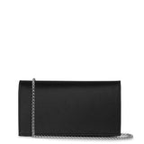 Loubi 54 small black satin strass