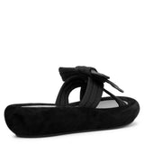 Matriciasummer black suede sandals