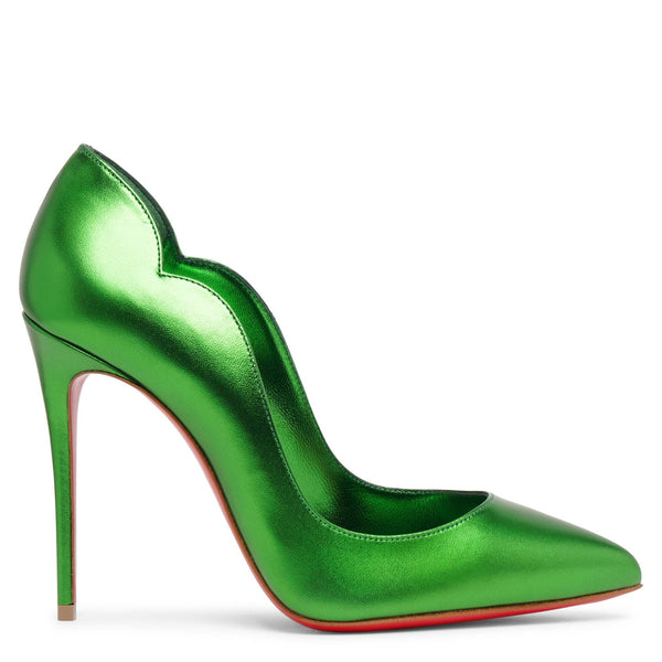Hot Chick 100 spinach laminato pumps