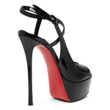 So Jenlove 150 black patent pumps