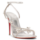 Joli Queen 100 PVC silver sandals