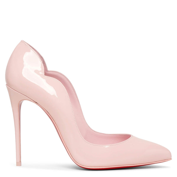 Hot Chick 100 pink patent pumps