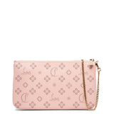 Loubila pink patent pouch