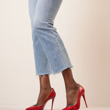 Kate 100 red patent pumps