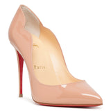 Hot Chick 100 nude patent pumps