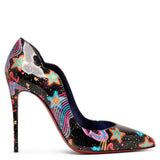 Hot Chick 100 multi patent pumps