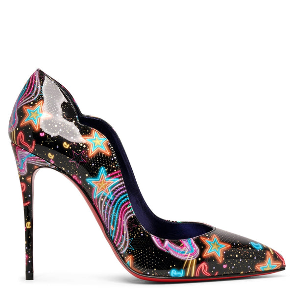 Hot Chick 100 multi patent pumps
