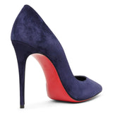 Iriza 100 navy suede pumps