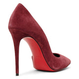 Iriza 100 dark red suede pumps