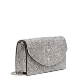 Loubi54 small silver crystal crossbody bag