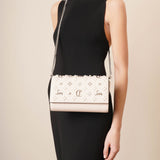 Paloma light beige clutch