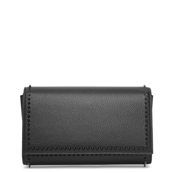 Paloma black mini spikes clutch