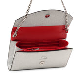 Loubi54 silver glitter wallet on chain
