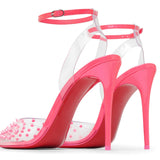 Spikoo 100 pink pumps