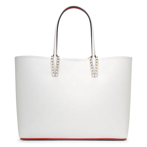 Cabata loubinthesky white tote bag