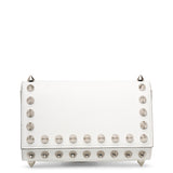 Paloma maxi spikes white clutch