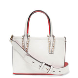 Cabata E/W mini loubinthesky white tote bag