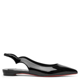 Hot Chickita sling black patent flats