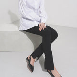 Hot Chickita sling black patent flats