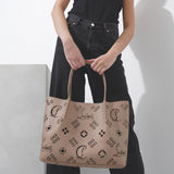 Cabarock large loubinthesky grey tote bag