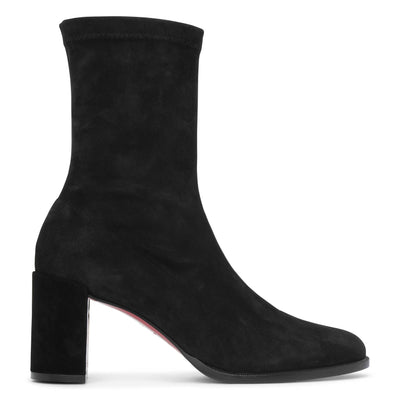 Stretchadoxa 70 black suede ankle boots