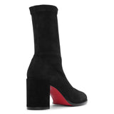 Stretchadoxa 70 black suede ankle boots