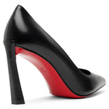 Condora 85 black leather pumps