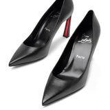 Condora 85 black leather pumps