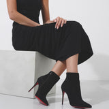 So Kate 100 black suede ankle boots