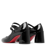 Miss Jane 55 black patent pumps