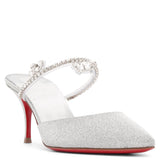 Planet Queen 70 glitter mules