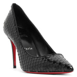 Kate 85 black leather pumps
