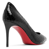 Kate 85 black leather pumps